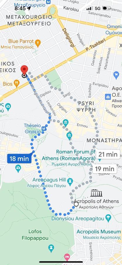 Beautiful Apartment Athens Keramikos Екстериор снимка